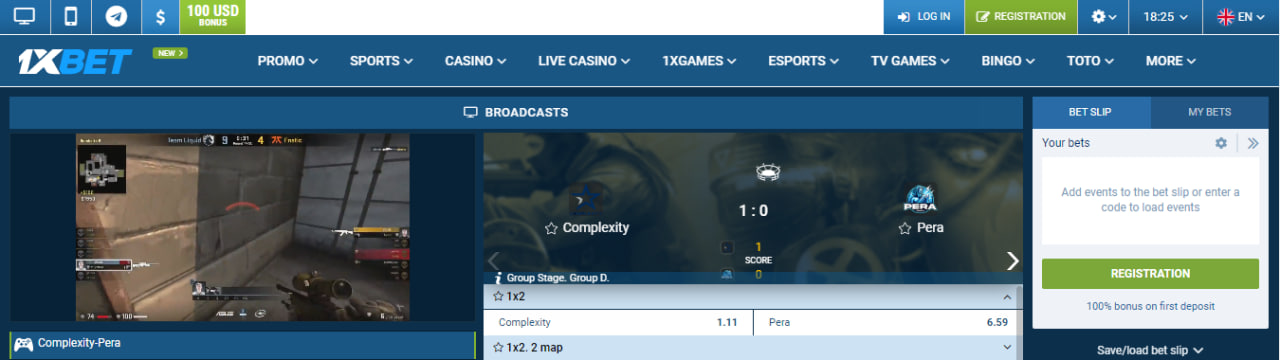 1xBet CSGO