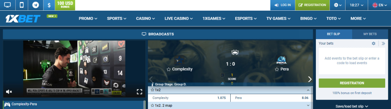 1xBet LoL