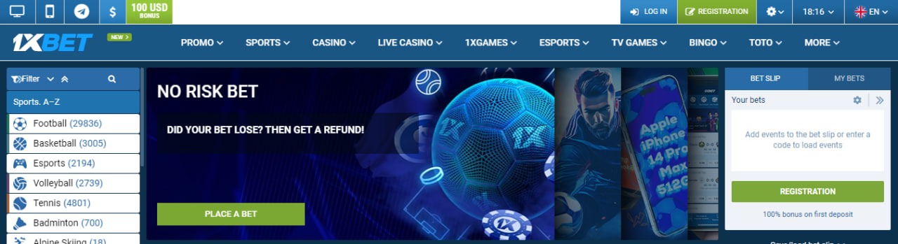 1xBet live
