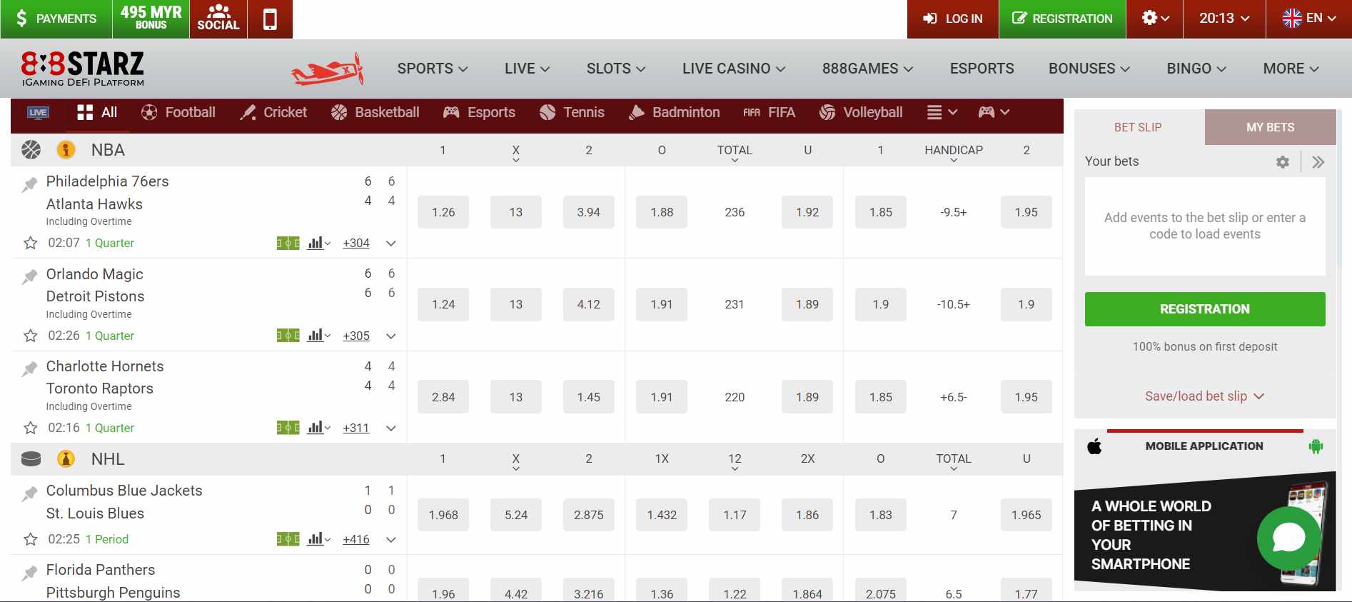 Review 888starz sports
