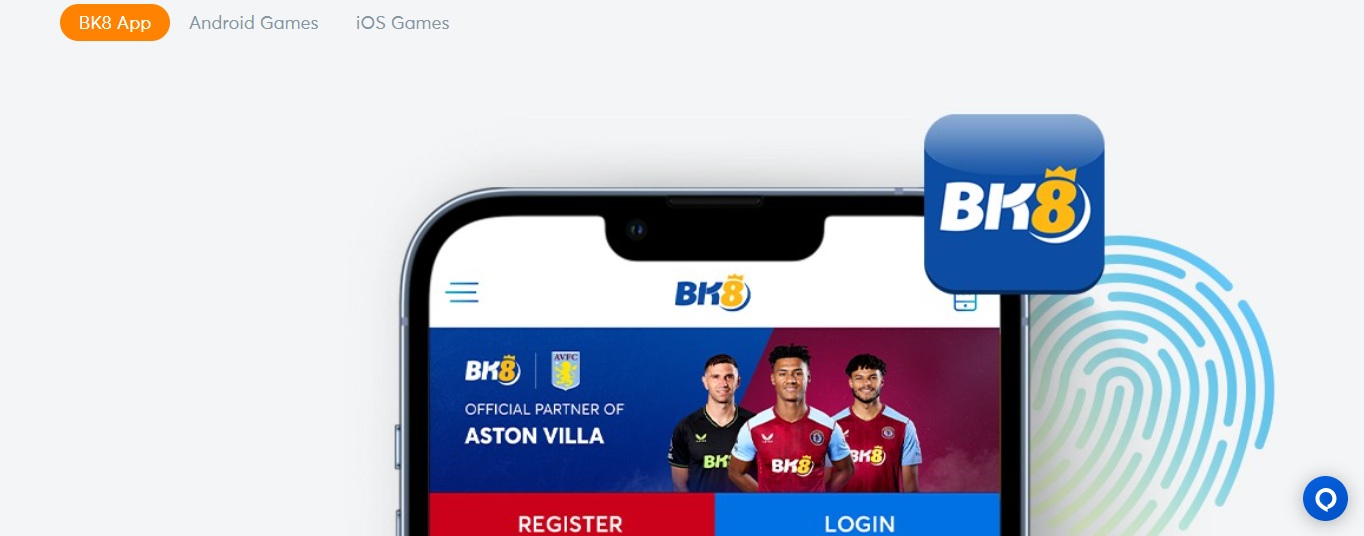 BK8 Aplikasi seluler