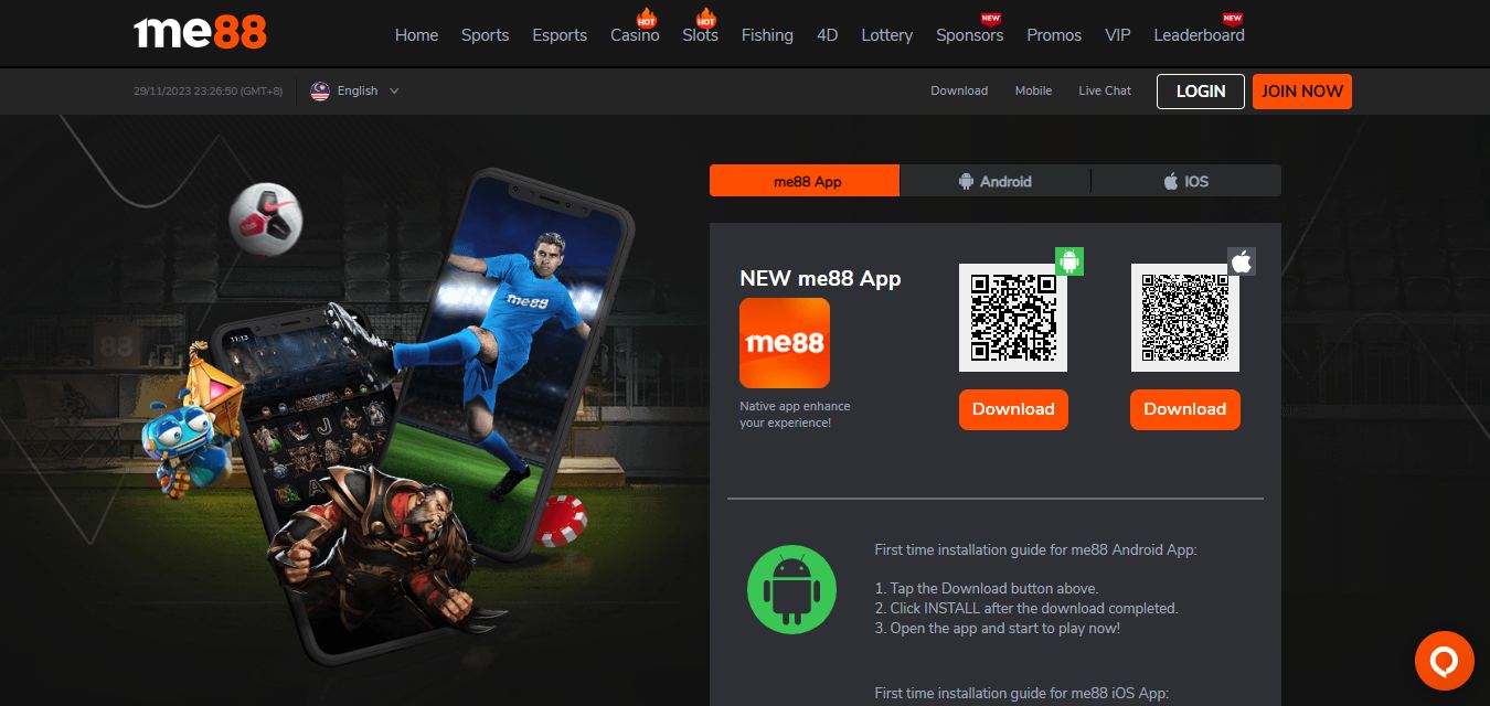 Me88 mobile app en