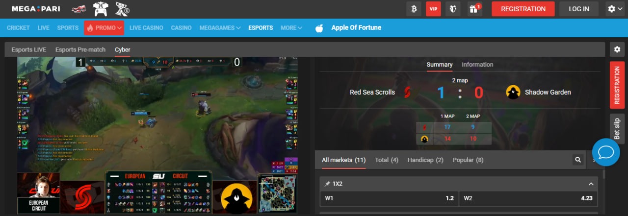 Megapari League of Legends